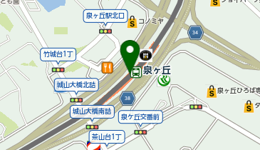 toto取扱 泉ヶ丘宝くじ売場の地図画像