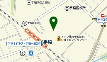 toto取扱 手稲イオンチャンスセンターの地図画像