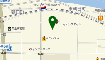 toto取扱 松江イオンチャンスセンターの地図画像