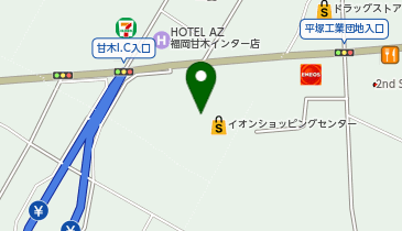 toto取扱 甘木イオンチャンスセンターの地図画像