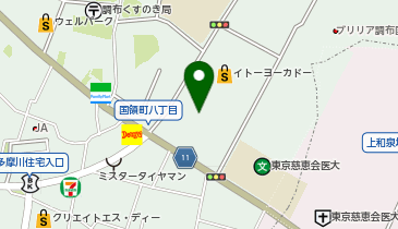 toto取扱 国領イトーヨーカドーチャンスセンターの地図画像