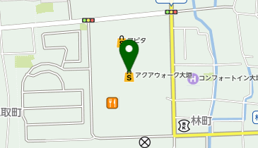 toto取扱 宝くじの店 平川 アクアウォーク大垣店の地図画像