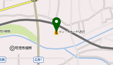 toto取扱 宝くじの店 平川 ドン・キホーテUNY可児店の地図画像