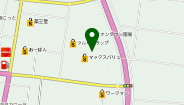 toto取扱 南陽マックスバリュチャンスセンターの地図画像