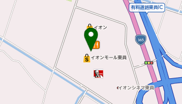 toto取扱 チャンスセンターイオンモール東員の地図画像