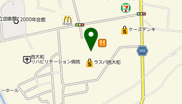 toto取扱 西大和ラスパチャンスセンターの地図画像