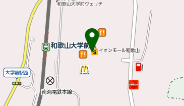 toto取扱 チャンスセンターイオンモール和歌山の地図画像
