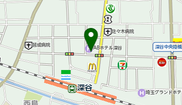 toto取扱 深谷駅前チャンスセンターの地図画像