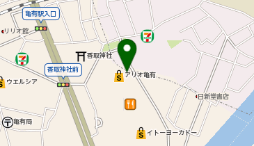 toto取扱 アリオ亀有チャンスセンターの地図画像