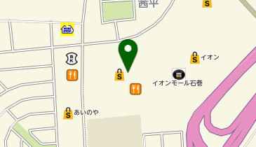 toto取扱 イオンモール石巻チャンスセンターの地図画像