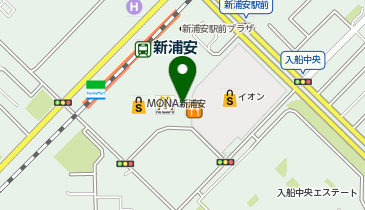 toto取扱 新浦安モナチャンスセンターの地図画像