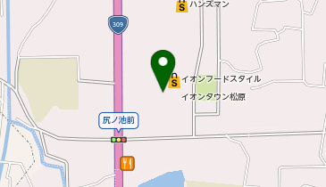 toto取扱 松原イオンタウンチャンスセンターの地図画像