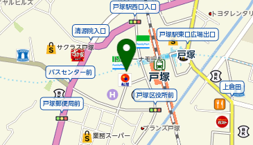 toto取扱 戸塚トツカーナチャンスセンターの地図画像