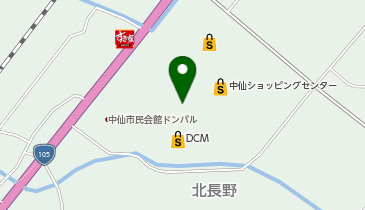 toto取扱 中仙イオンチャンスセンターの地図画像