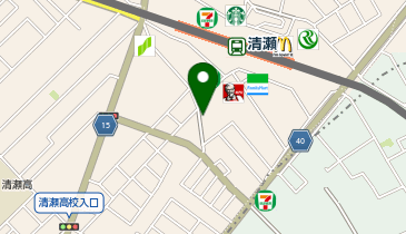 toto取扱 清瀬チャンスセンターの地図画像