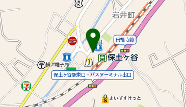 toto取扱 ビーンズ保土ヶ谷チャンスセンターの地図画像