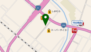 toto取扱 サワラシティチャンスセンターの地図画像