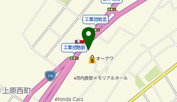 toto取扱 河内長野オークワチャンスセンターの地図画像