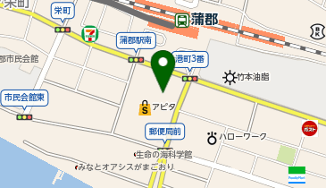 toto取扱 蒲郡アピタチャンスセンターの地図画像