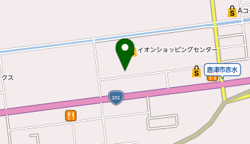 toto取扱 唐津イオンチャンスセンターの地図画像