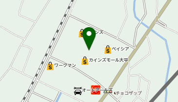 toto取扱 大平カインズモールチャンスセンターの地図画像