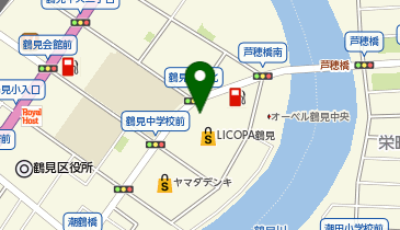 toto取扱 鶴見中央チャンスセンターの地図画像