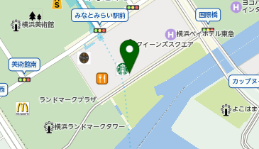 toto取扱 クイーンズスクエア横浜チャンスセンターの地図画像