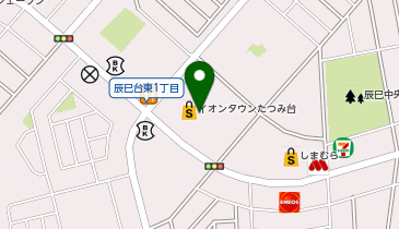 toto取扱 辰巳台マックスバリュチャンスセンターの地図画像