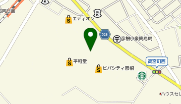 toto取扱 南彦根ビバシティチャンスセンターの地図画像