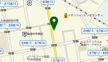 toto取扱 桑園イオンチャンスセンターの地図画像