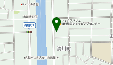 toto取扱 篠原橋マックスバリュチャンスセンターの地図画像