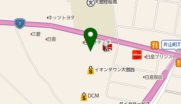 toto取扱 大館西チャンスセンターの地図画像