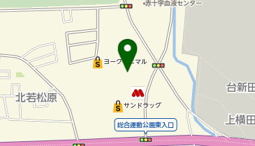 toto取扱 若松原ヨークベニマルチャンスセンターの地図画像