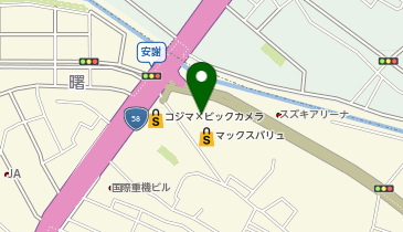 toto取扱 安謝マックスバリュチャンスセンターの地図画像