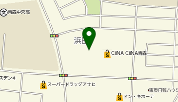 toto取扱 チャンスセンターシーナシーナ青森店の地図画像