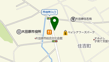 toto取扱 大田原ベイシアチャンスセンターの地図画像