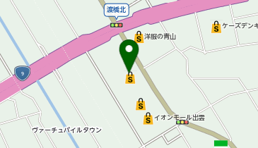 toto取扱 チャンスセンターイオンモール出雲の地図画像