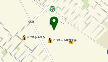 toto取扱 ビバモール埼玉大井チャンスセンターの地図画像