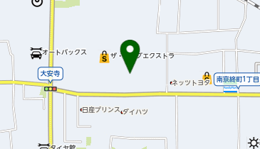 toto取扱 大安寺イオンチャンスセンターの地図画像