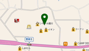 toto取扱 イオン綾川チャンスセンターの地図画像