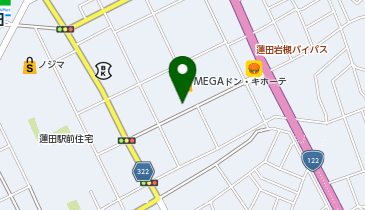 toto取扱 蓮田ドン・キホーテチャンスセンターの地図画像