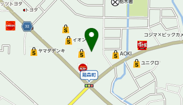 toto取扱 栃木イオンチャンスセンターの地図画像