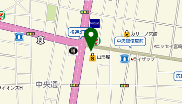 toto取扱 山形屋前チャンスセンターの地図画像