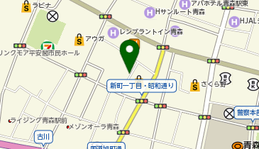 toto取扱 青森THREEチャンスセンターの地図画像