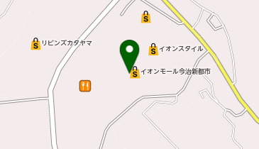 toto取扱 チャンスセンターイオンモール今治新都市の地図画像