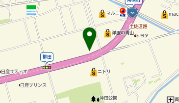 toto取扱 高知フジグランチャンスセンターの地図画像