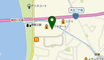 toto取扱 瀬田川フレンドタウンチャンスセンターの地図画像
