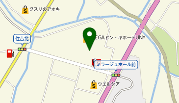 toto取扱 魚津MEGAドン・キホーテUNYチャンスセンターの地図画像