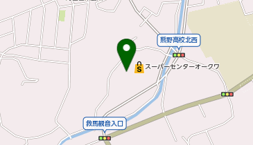 toto取扱 上富田オークワチャンスセンターの地図画像