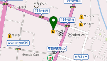 toto取扱 可部サンリブチャンスセンターの地図画像